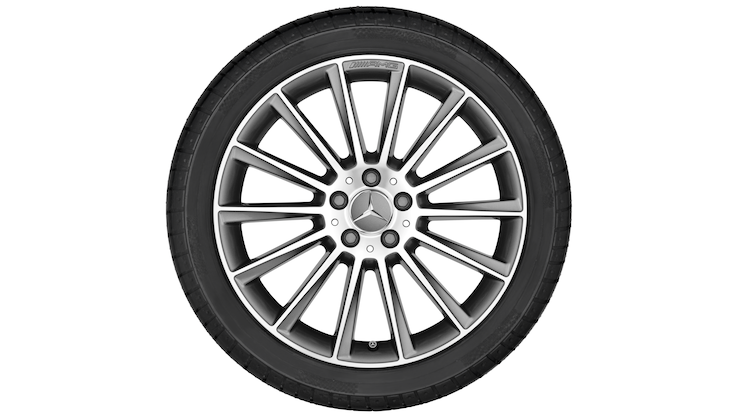 AMG multi-spoke wheel (8,5 J x 19 ET 52, titanium grey, high