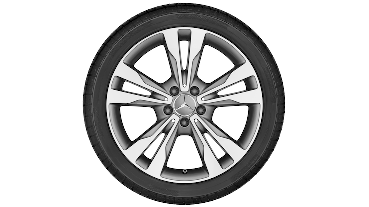 5-twin-spoke wheel (225/45 R18 XL 95H, 7,5 J x 18 ET 44 5-twin-spoke wheel (225/45 R18 XL 95H, 7,5 J x 18 ET 44