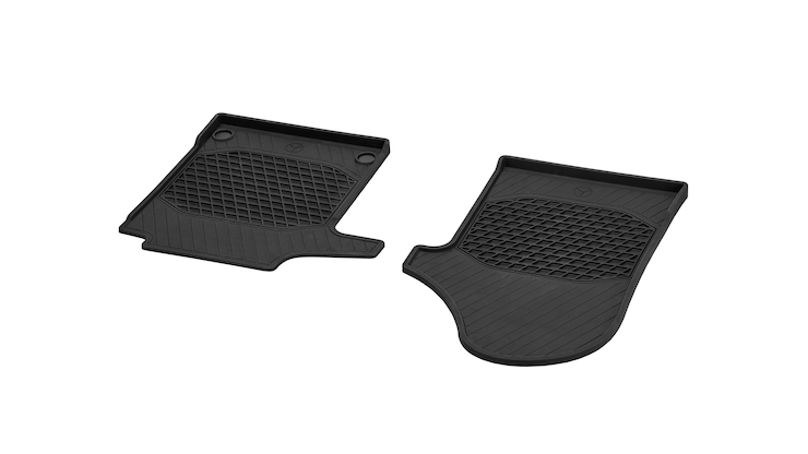 Allwettermatten Fahrer Beifahrermatte 2 teilig LL schwarz FuBmatten Schutz Schonung Alle Modelle Vito eVito BR447 05 19 Mercedes Benz Original Zubehor