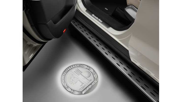 Mercedes benz led logo projector discount