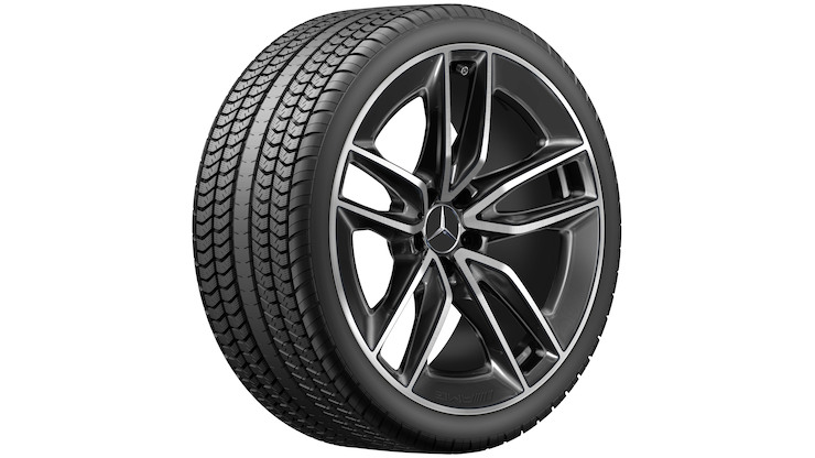 AMG 5-twin-spoke wheel (9 J x 20 ET 28, black, high-sheen) | AMG