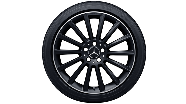 AMG multi-spoke wheel (7,5 J x 19 ET 33, matt black) | AMG wheels 