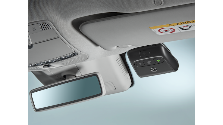 Mercedes-Benz dashcam, Front camera (black) | Assistance systems