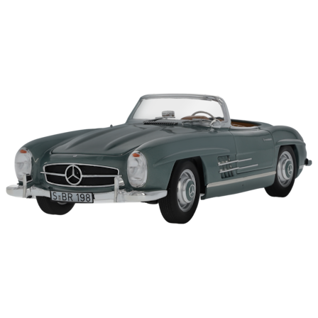 5& Mercedes-Benz SL 65 AMG black séries Silver 1/18