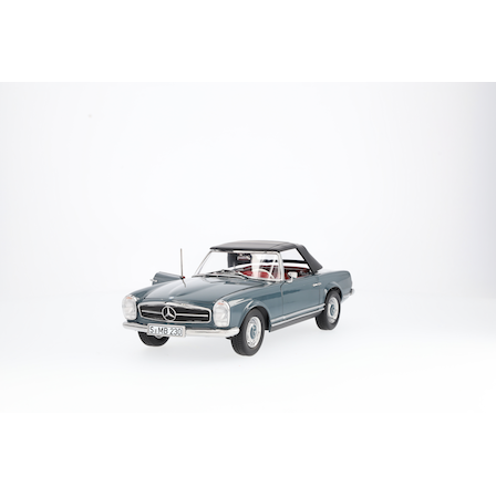 FALLER AMS voiture HO MB 230 SL bleue ciel décapotable 1/64 slot car