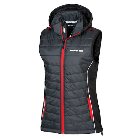 AMG women s gilet selenite grey XS Jackets gilets Women s clothing Clothing Mercedes Benz Collection Showroom