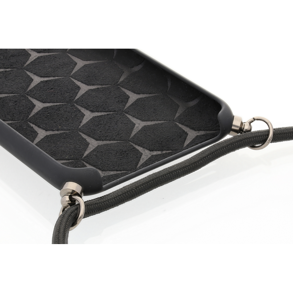 Case for iPhone® 11 with chain (black, Polycarbonate / TPU  