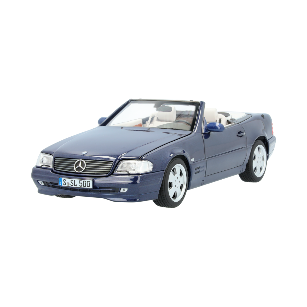 SL 500 R129 (1998-2001) (azure blue, Norev, 1:18) | Model cars, 1