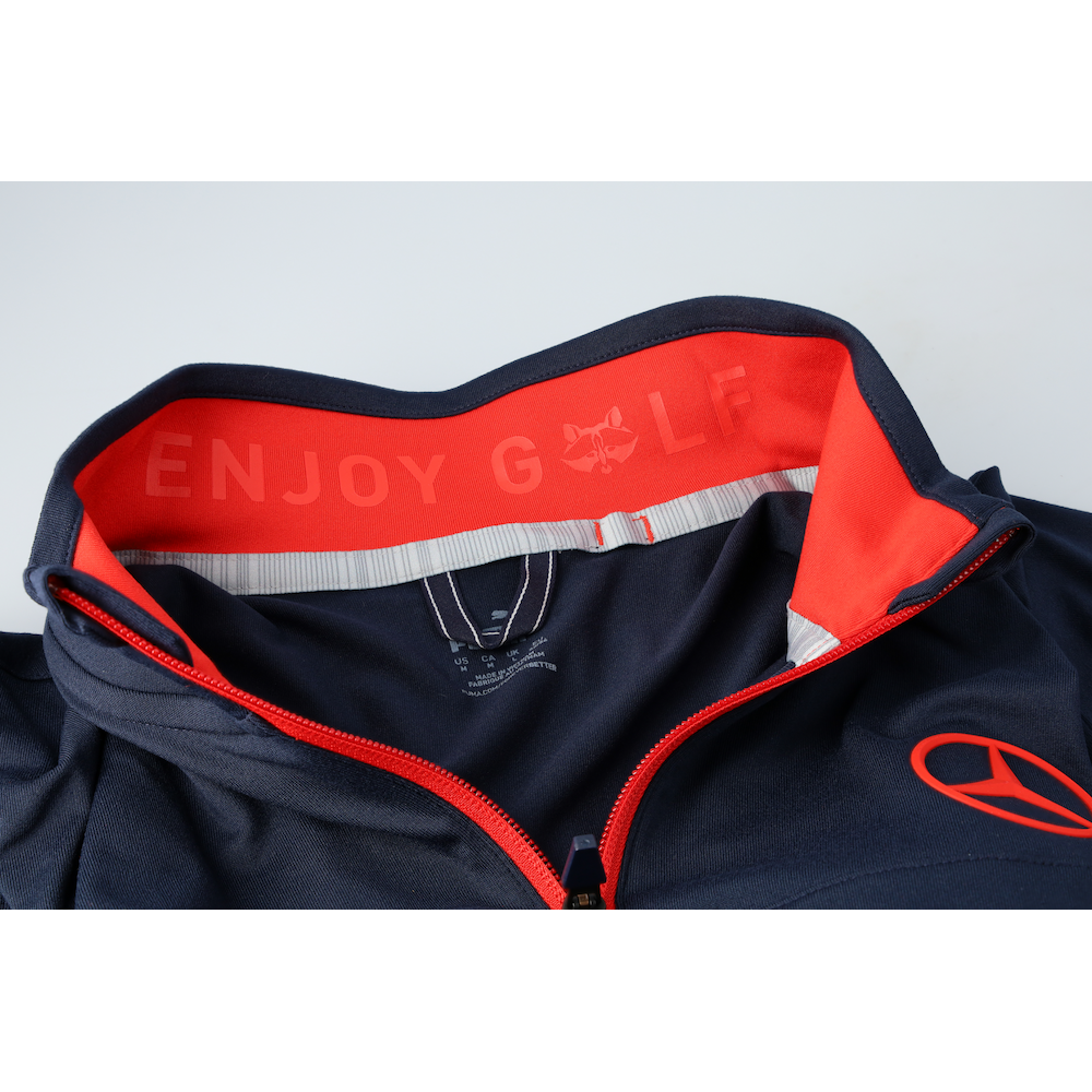 Golf-Sweater Herren (navy / rot, S) | Pullover/Sweatshirts 