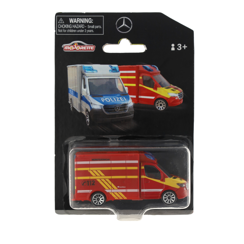 Sprinter, Feuerwehr (rot, Majorette, 7,62 cm (3 Zoll)) | Sonstige 