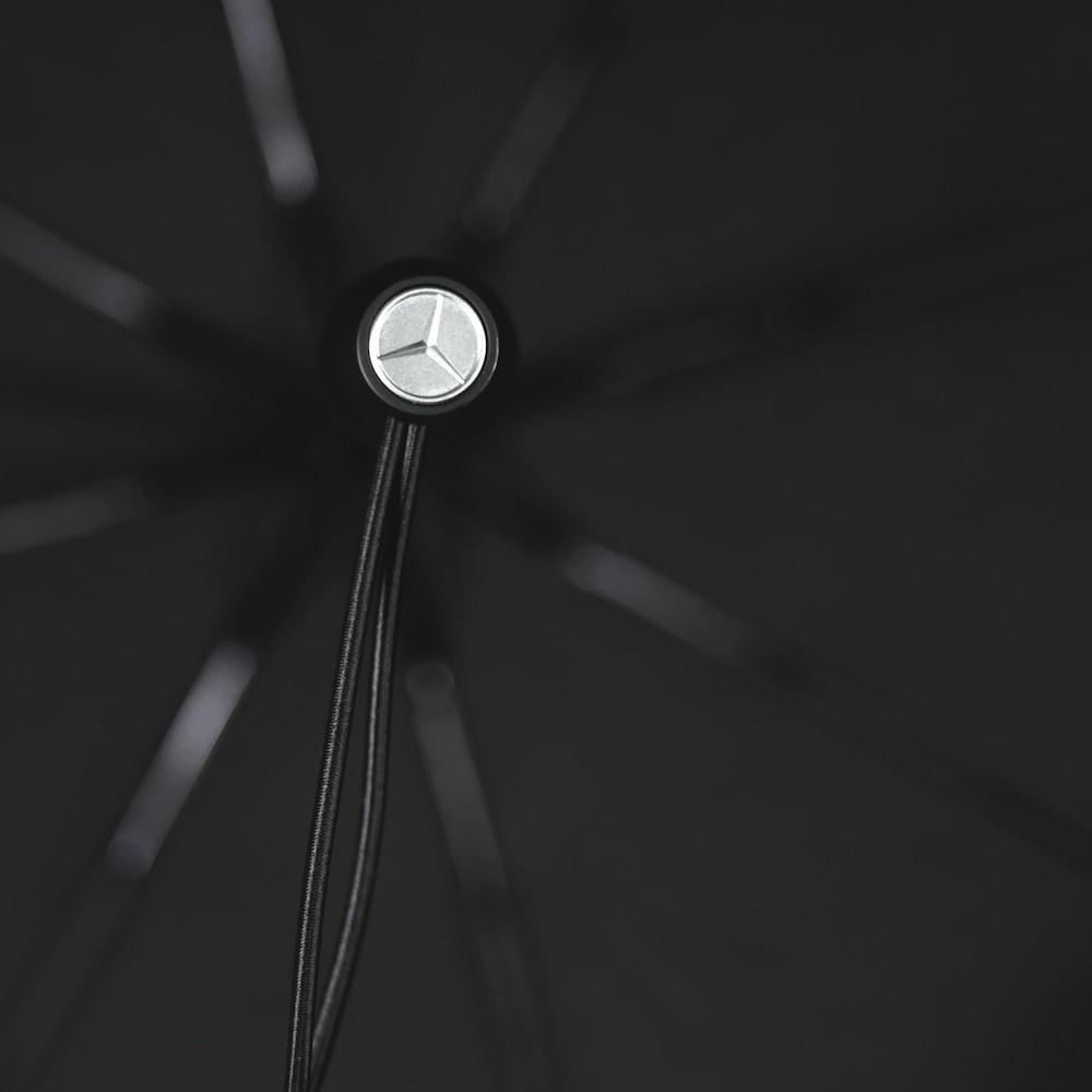 Compact umbrella (black, steel / polyester) | Compact umbrella 