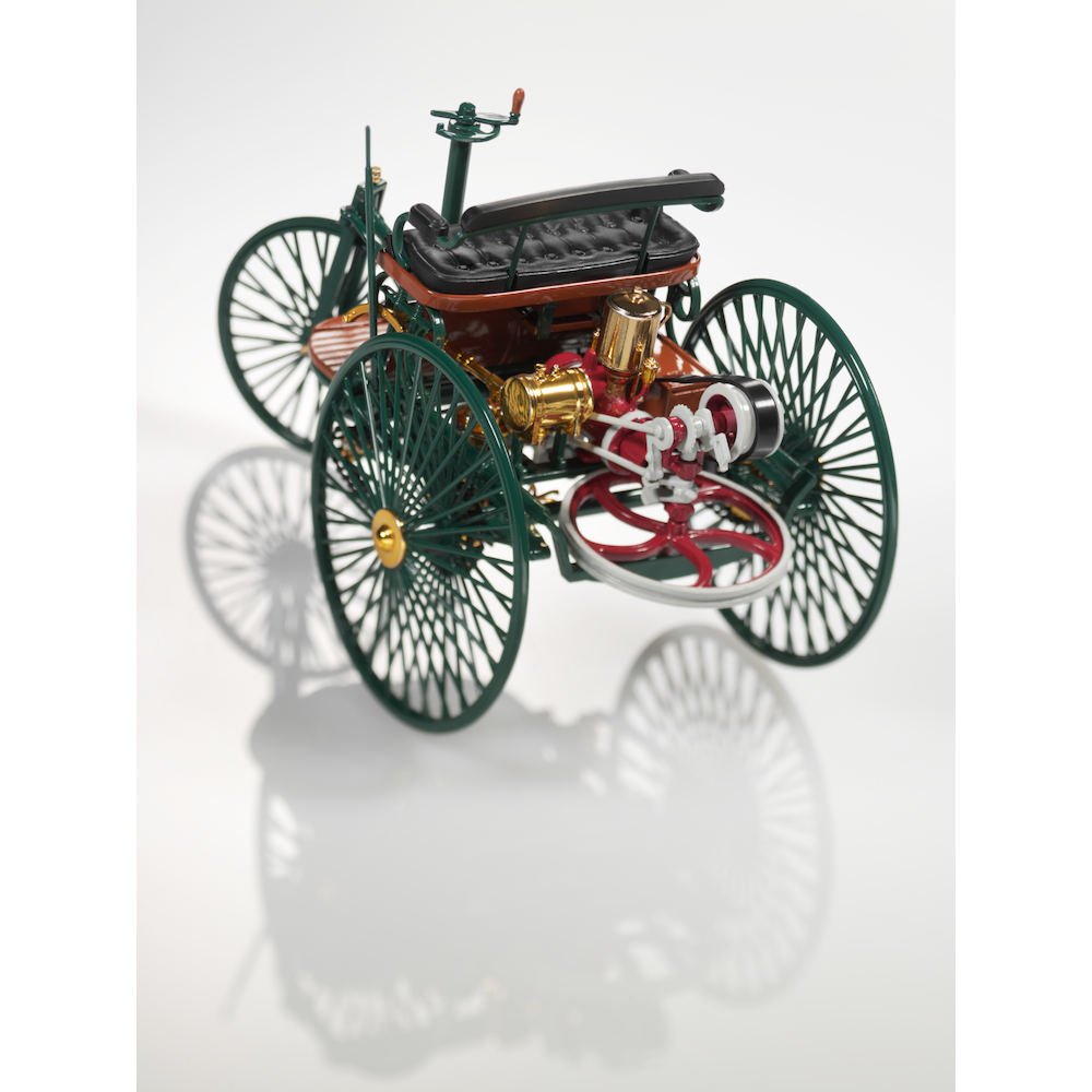 Benz Patent Motor Car (1886) (green, Norev, 1:18) | Model cars, 1:18 |  Model cars | Mercedes-Benz Collection Showroom