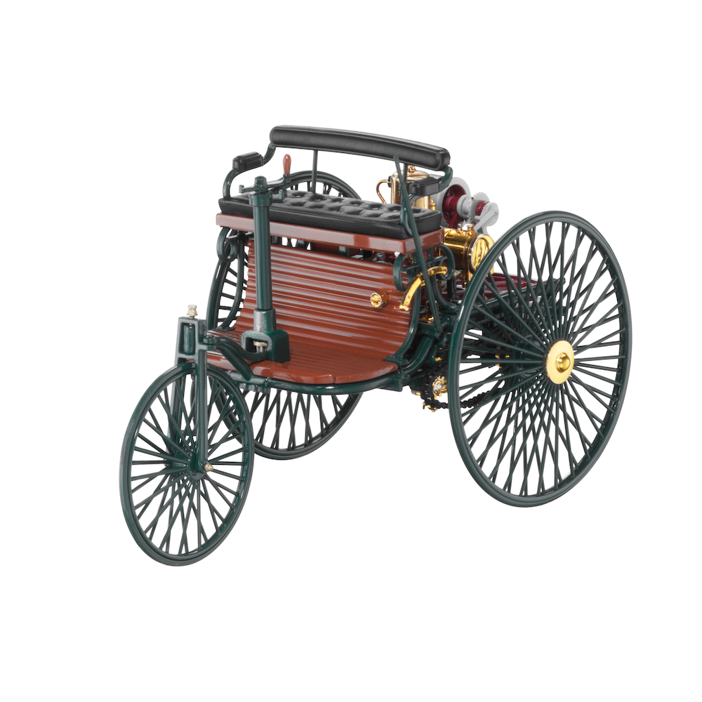 Benz Patent Motor Car (1886) (green, Norev, 1:18) | Model cars, 1:18 |  Model cars | Mercedes-Benz Collection Showroom