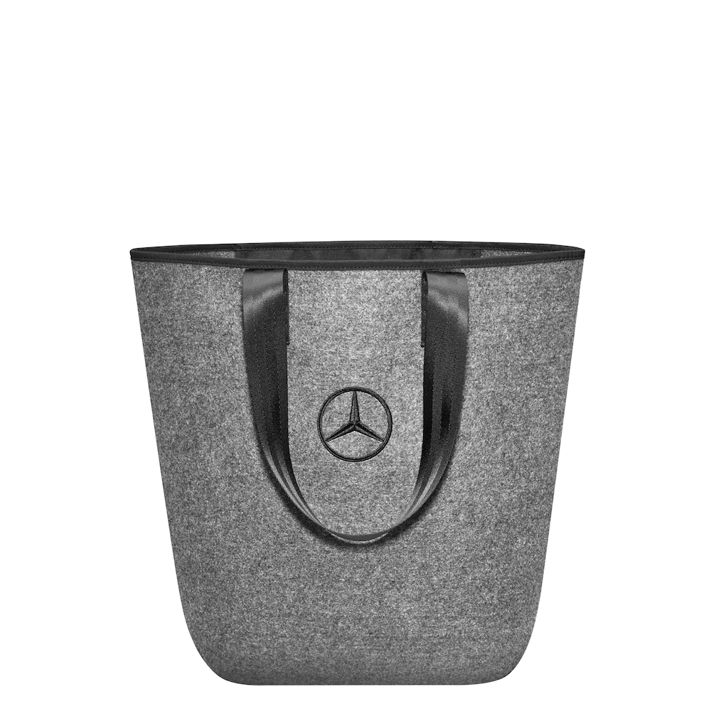 Einkaufstasche (grau / schwarz, Polyester) | sonstige | Taschen 