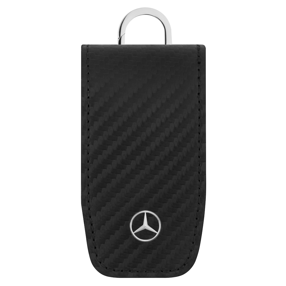 Custodia portachiavi carbonio pelle carbon look Portachiavi Accessori Mercedes Benz Collection Showroom