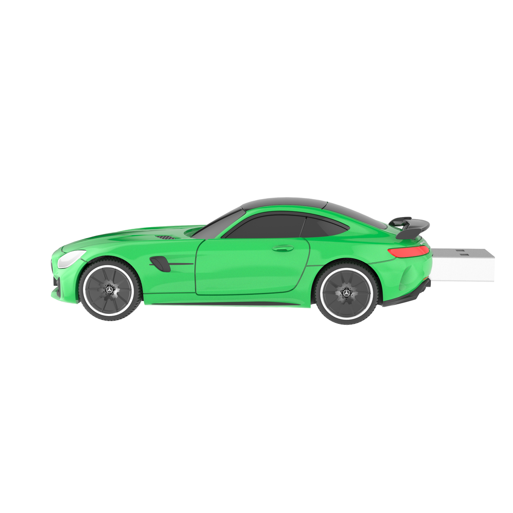 Mercedes-AMG GT R USB flash drive (green light magno / black 