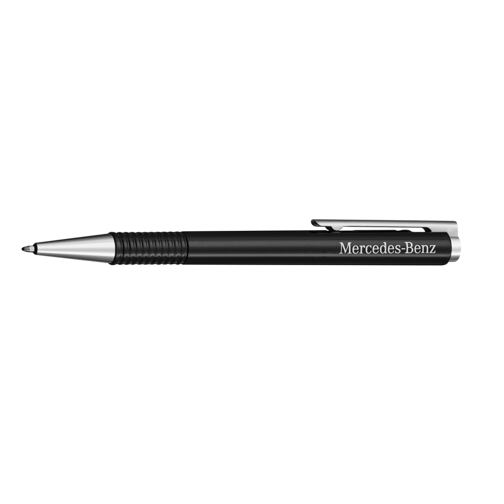 Kugelschreiber, LAMY logo (schwarz / silberfarben, Kunststoff 